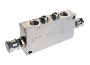 клапан тормозной - двухсторонний, трубный